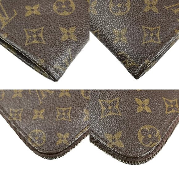 LOUIS VUITTON Poche Documents Business Clutch Bag Monogram - Picture 11 of 14